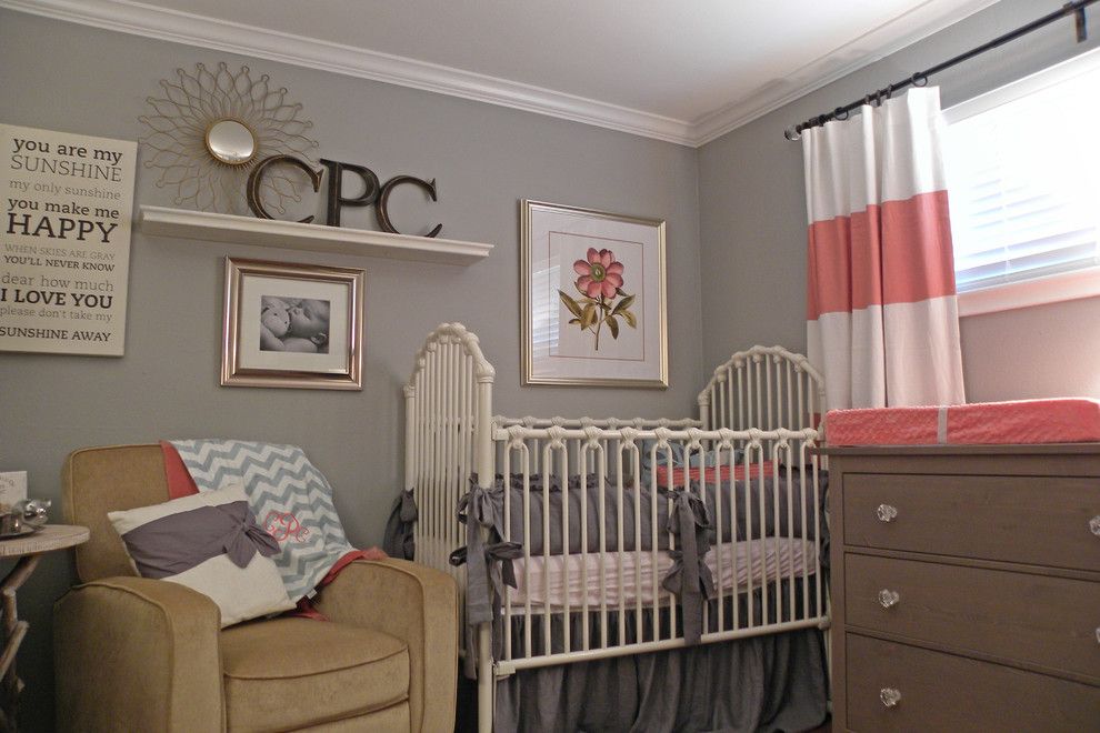 Dees Nursery for a Traditional Kids with a Girl and Dallas, Tx: James and Lynsey Purl by Sarah Greenman