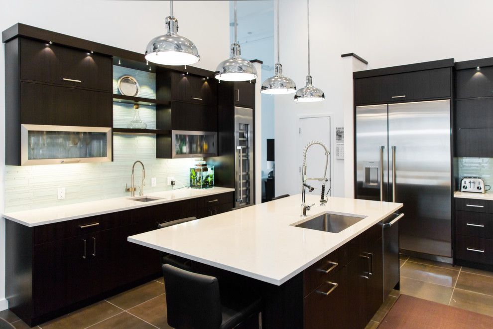 Delta Faucet Warranty for a Contemporary Kitchen with a Black and White and Thermador by Thermador Home Appliances