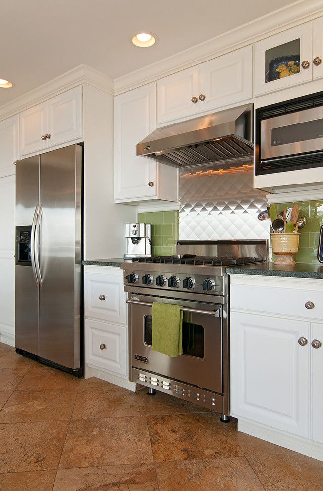 Diamond Residential Mortgage for a Eclectic Kitchen with a Stainless Steel and Blue Ridge Kitchen by Elizabeth P. Lord Residential Design Llc