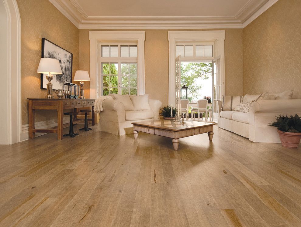 Dolce Vita Boston for a Traditional Living Room with a Maple Nougat and Hardwood Flooring by Demar