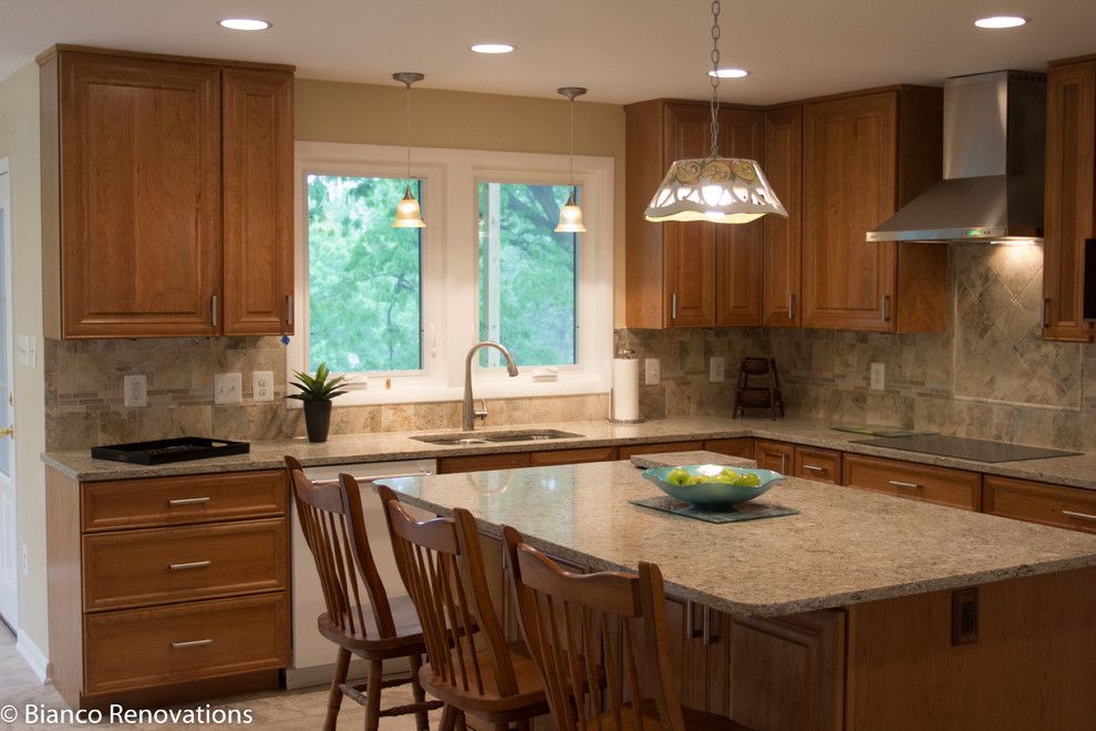 Dominion Electric Va for a Traditional Kitchen with a Range Hoods and Rear Extension in Alexandria, Va by Bianco Renovations