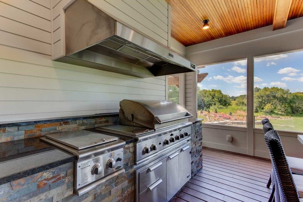 Donald Fagan for a Contemporary Porch with a Screened and Lake Elmo Screened Porch by Mcdonald Remodeling