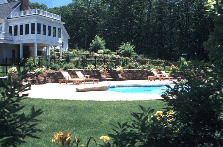 Dover Pools for a Traditional Pool with a Walpole and Swimming Pools by Landscape Oasis Llc