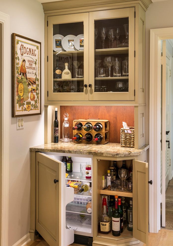 Dry Bar Upper West Side for a Farmhouse Home Bar with a Liquor Storage and 2014 Fox Valley Food for Health Kitchen Walk by Pb Kitchen Design