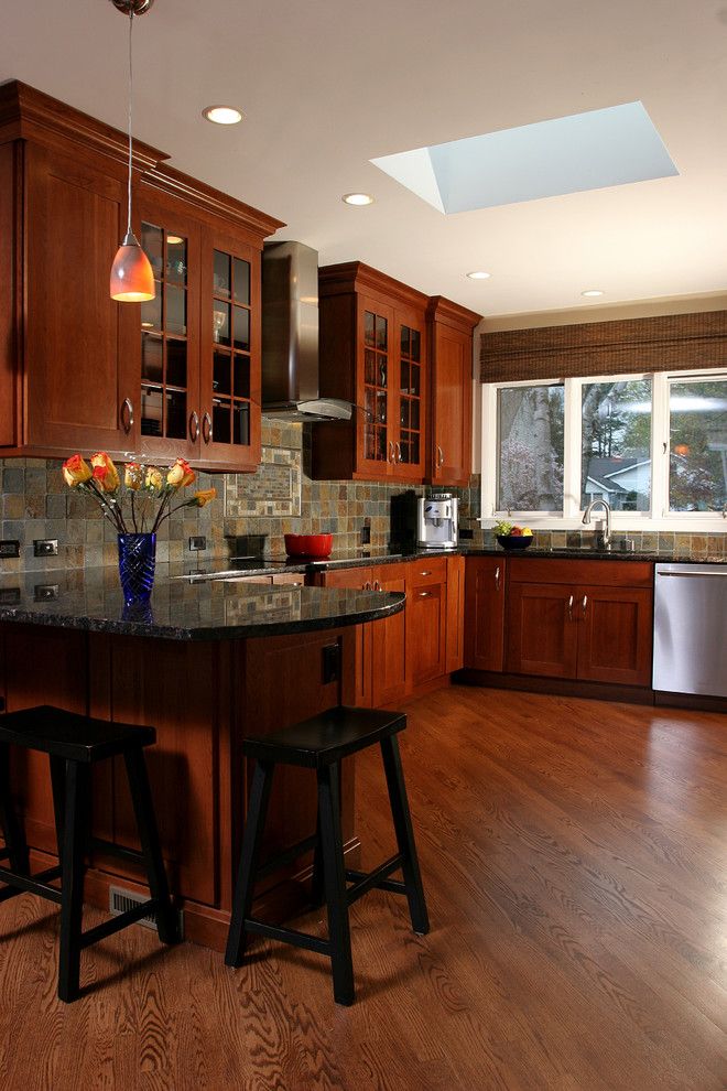 Eden Prairie Appliance for a Transitional Kitchen with a White Window Trim and Medium Tone Transitional Style Kitchen by Normandy Remodeling