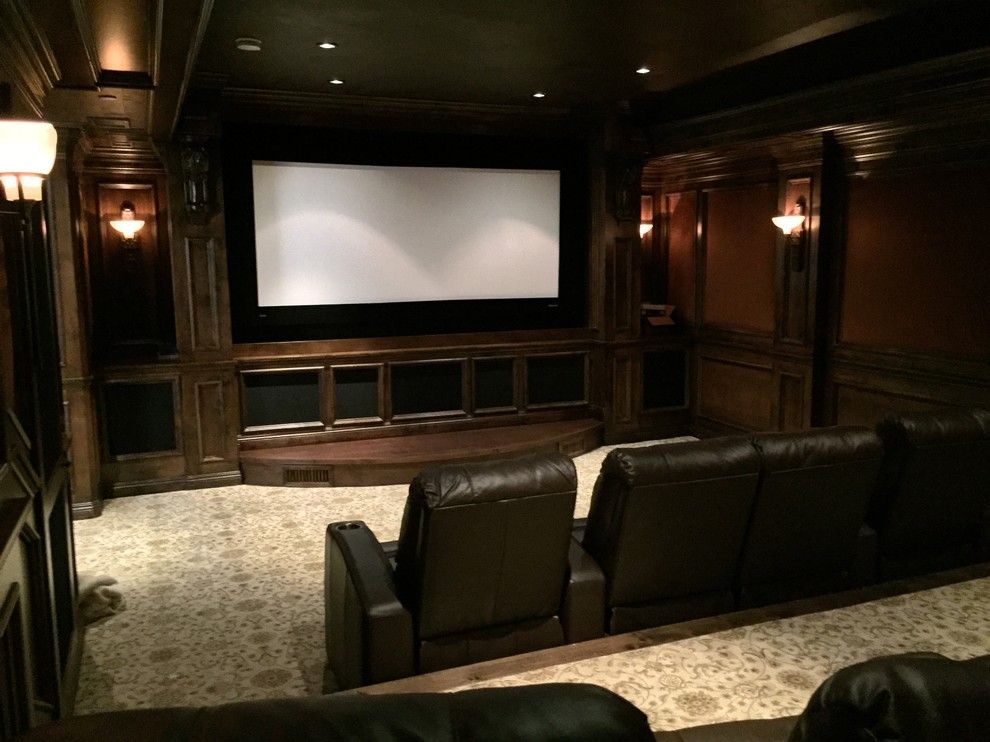 Edina Movie Theater for a Traditional Home Theater with a Movies at Home and Rancho Santa Fe Full House, and Underground Theater by A/v Consulting