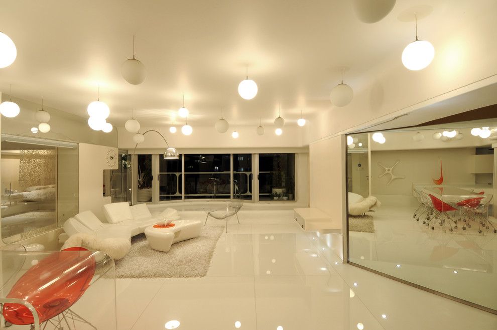 Edra for a Modern Living Room with a White Living Room and High End Residential Project at Juhu. by Sonali Shah