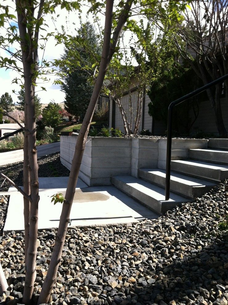 Edwards Boise for a Modern Landscape with a Modern and Highlands Residence Ii by Chuck B. Edwards   Breckon Land Design