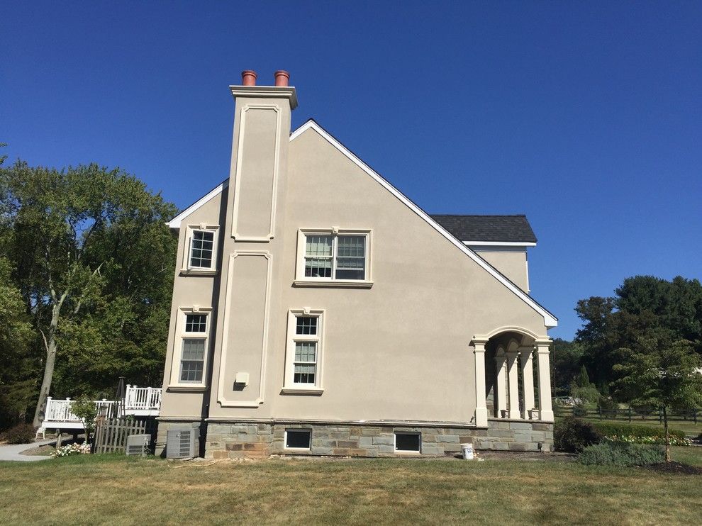 Eifs Siding for a Rustic Exterior with a Drainable Cement Stucco and Martinsville, Nj  Stucco Remediation by Stoneart Designs