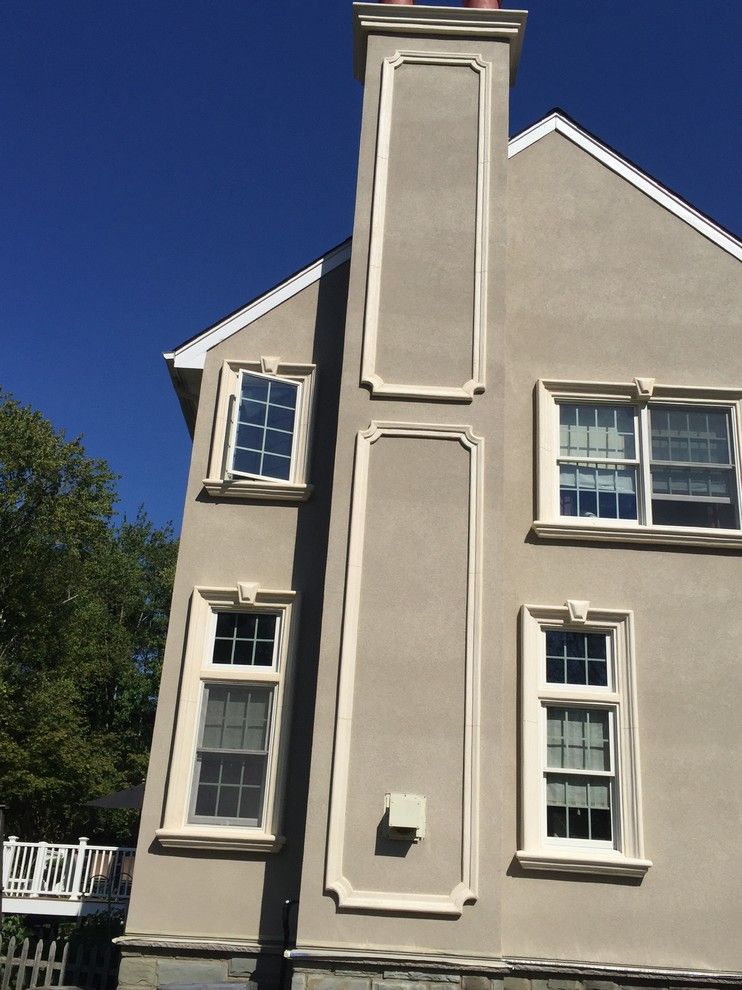 Eifs Siding for a Rustic Exterior with a Hard Coat Stucco and Martinsville, Nj  Stucco Remediation by Stoneart Designs