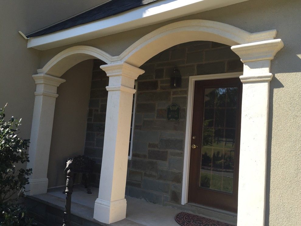 Eifs Siding for a Rustic Exterior with a Veneer Stone and Martinsville, Nj  Stucco Remediation by Stoneart Designs
