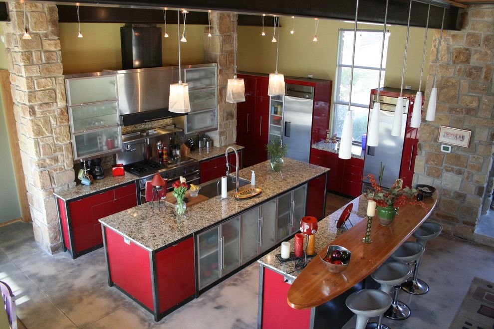 Elkay.com for a Contemporary Kitchen with a Stainless Steel Hood and Smith Residence by Stone Masters Jm Design Group