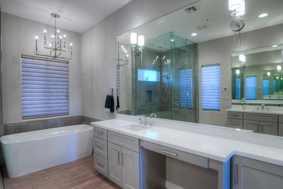 Embassy Suites Scottsdale for a Modern Bathroom with a Custom Homes and Marioposa Grande Remodel by Alair Homes Scottsdale