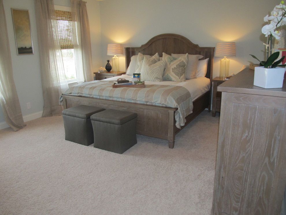 Embellishing for a Traditional Bedroom with a Traditional and Carnes Crossroads Model Home by Embellish Interiors
