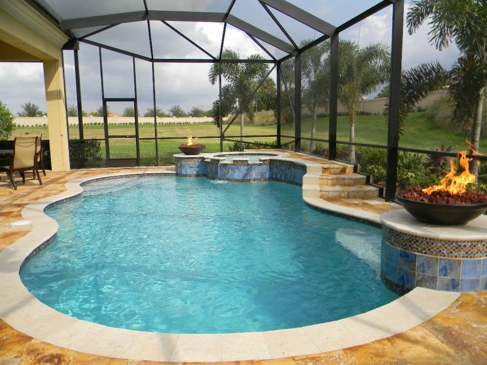 Enterprise Naples Fl for a Beach Style Spaces with a Gorgeous Pool and Jackson Custom Pools by Jackson Custom Pools