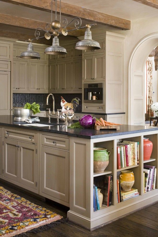 Espreso for a Traditional Kitchen with a Kitchen Shelves and 2009 Southern Accents Showhome by Period Homes, Inc.