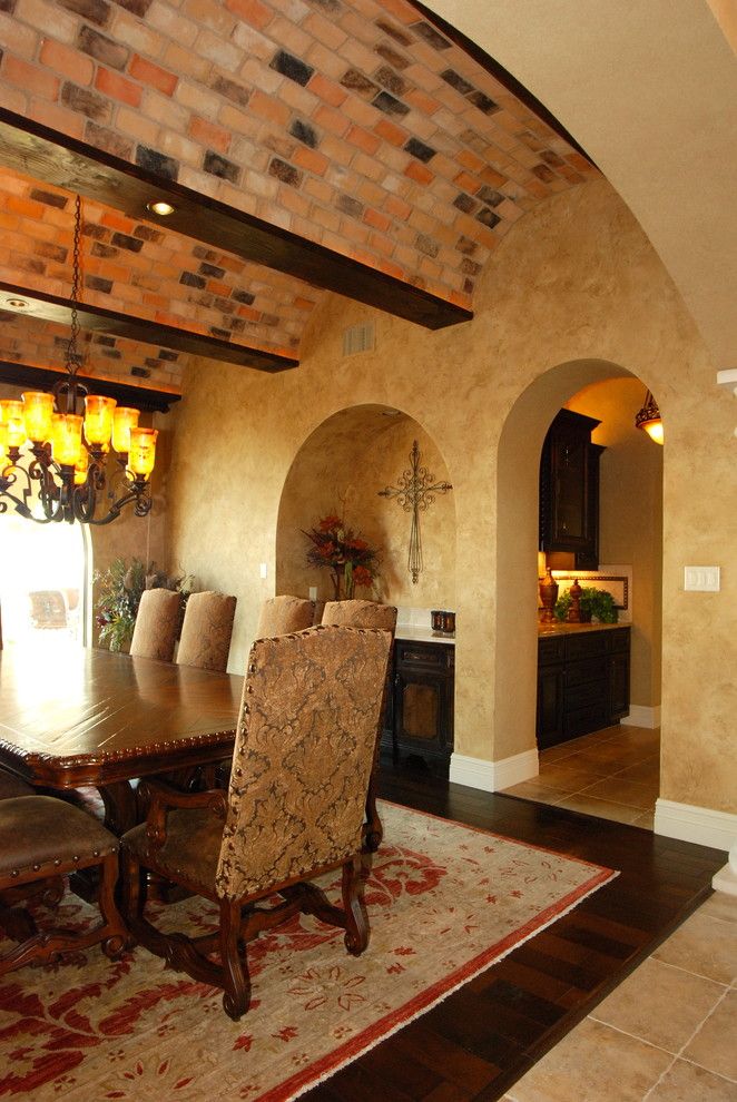 Estancia Austin for a Mediterranean Dining Room with a Mediterranean and Estancia   Custom Mediterranean by a Design by Gustavo Arredondo, Inc.