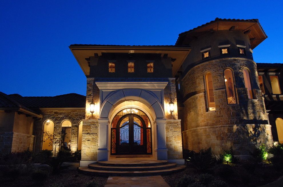 Estancia Austin for a Mediterranean Exterior with a Mediterranean and Estancia   Custom Mediterranean by a Design by Gustavo Arredondo, Inc.