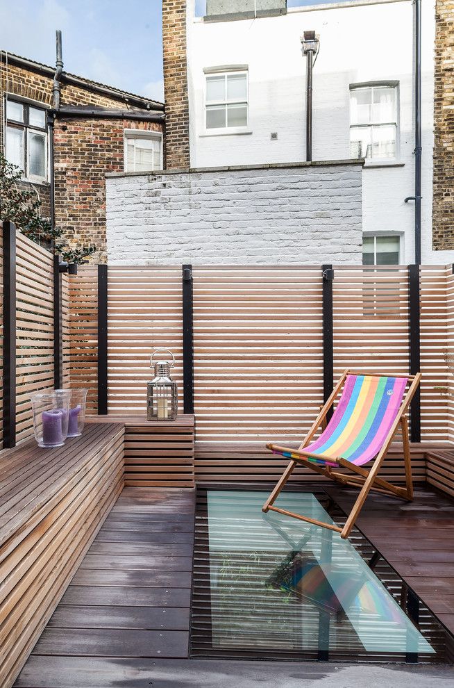 Evergreen Terrace Apartments for a Contemporary Deck with a Glass Floor and Westmoreland Terrace by Uv Architects