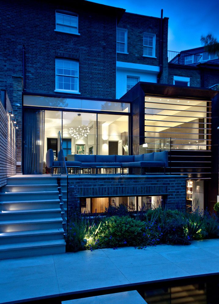 Evergreen Terrace Apartments for a Contemporary Exterior with a Patio and Private Residential   London W2 Area by Harriet Forde Design Ltd