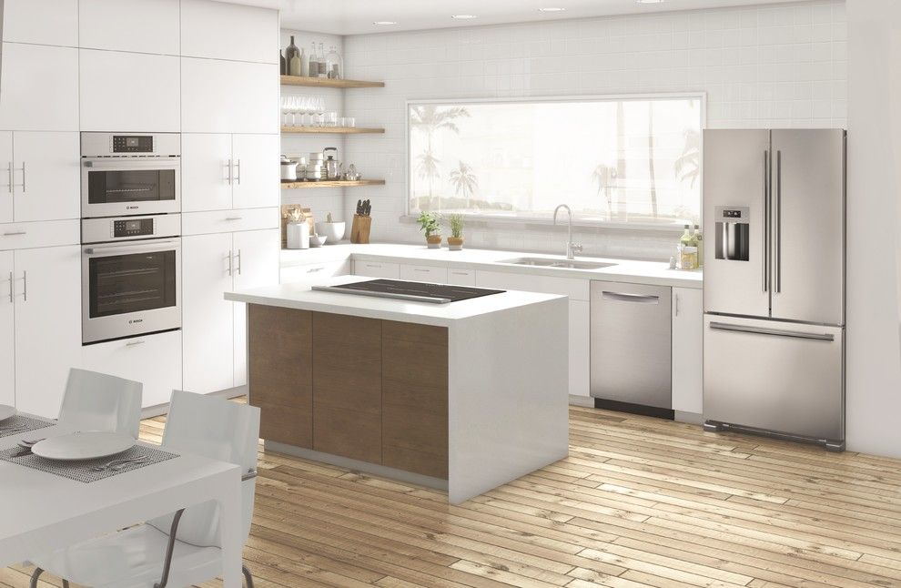 Factory Direct Tulsa for a Contemporary Kitchen with a White Countertop and Contemporary Kitchen by Bosch home.com