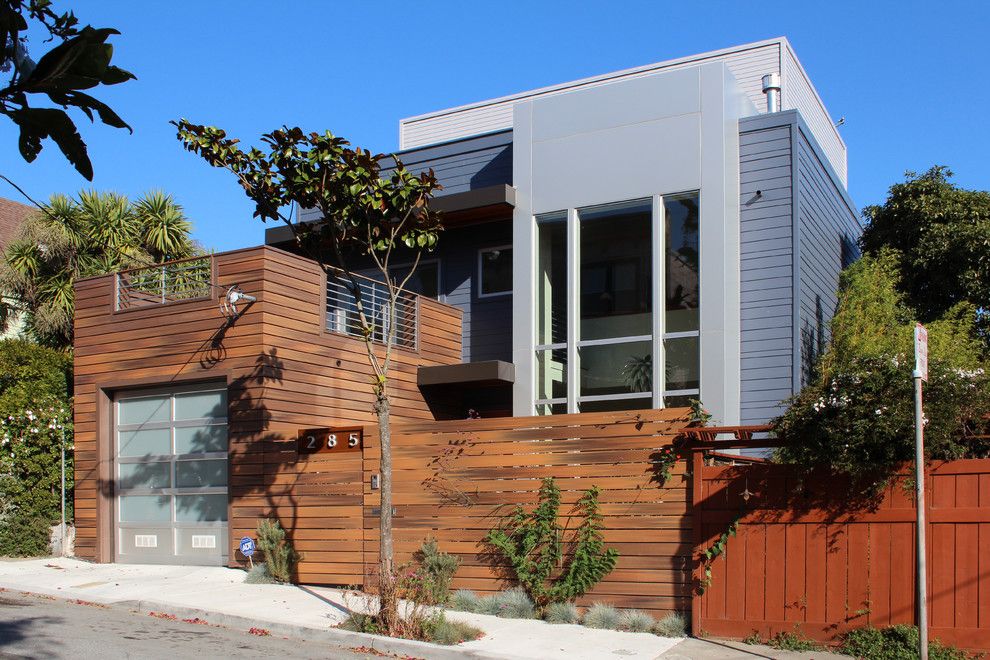 Fenceworks for a Contemporary Exterior with a Aluminum Composite Panel Siding and Contemporary Exterior by Studios2arch.com