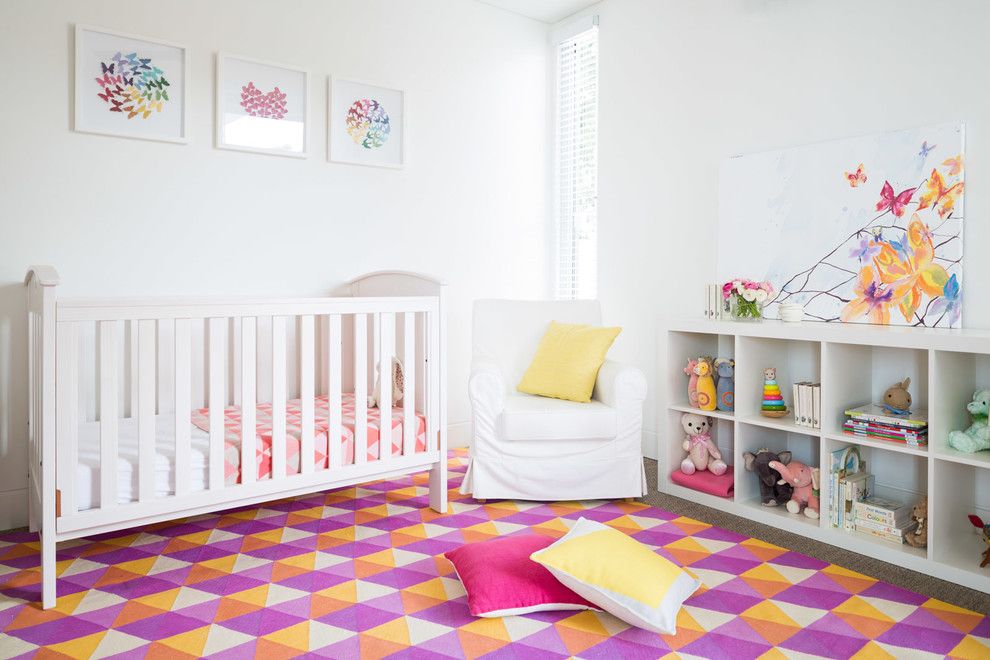 Fenton House Fenton Mi for a Contemporary Nursery with a Framed Artwork and Bondi House by Carmen Parker Styling