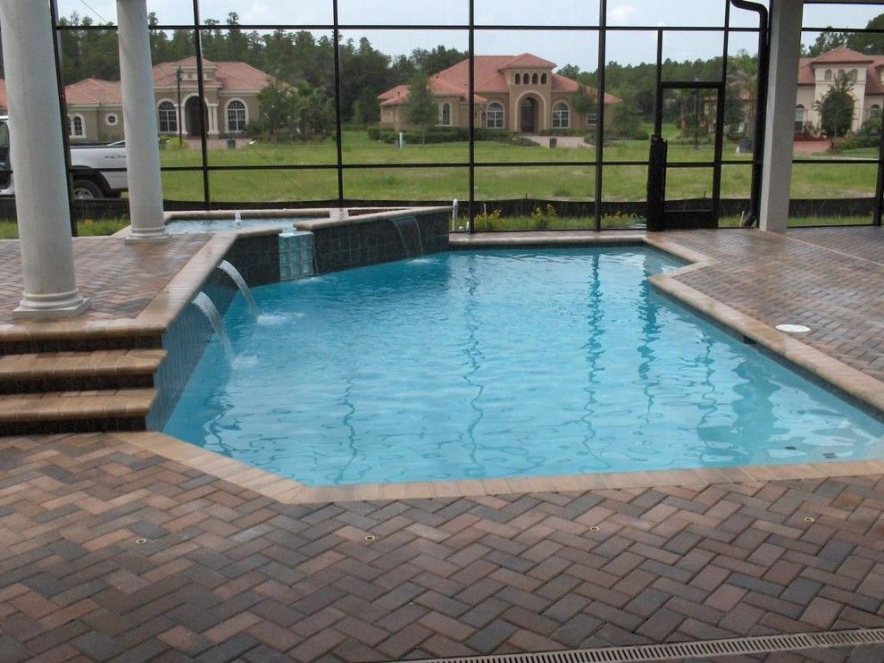 Ferrari of Tampa Bay for a  Pool with a Indoor Outdoor Living and Our Work by Pegasus Pools of Tampa Bay, Inc