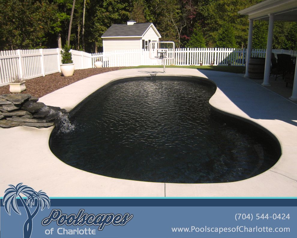 Fiberglass Specialties for a Traditional Pool with a Inground Pool and Traditional Swimming Pools by Poolscapes of Charlotte