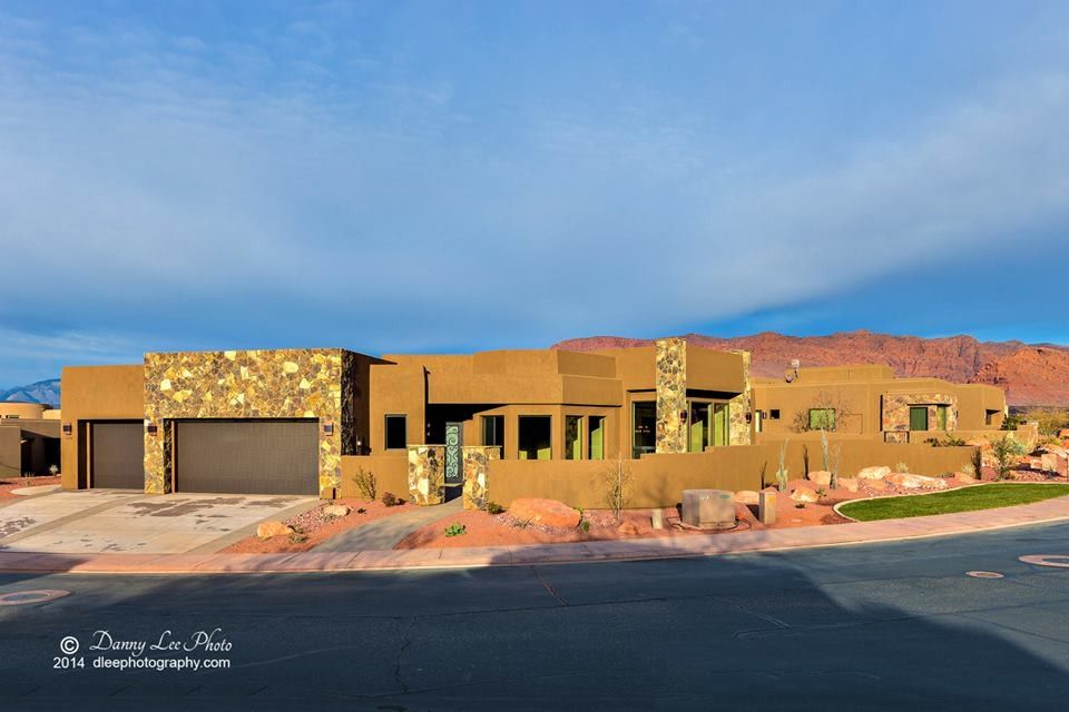 Firerock for a Southwestern Exterior with a Southwestern and the Cliffs #177 by Firerock Custom Homes