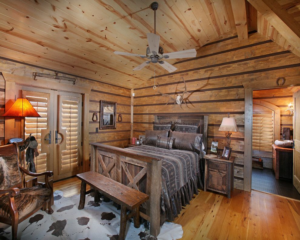 Fireside Furniture for a Rustic Bedroom with a Rustic and Wild Turkey Lodge Bedrooms by Michael Grant