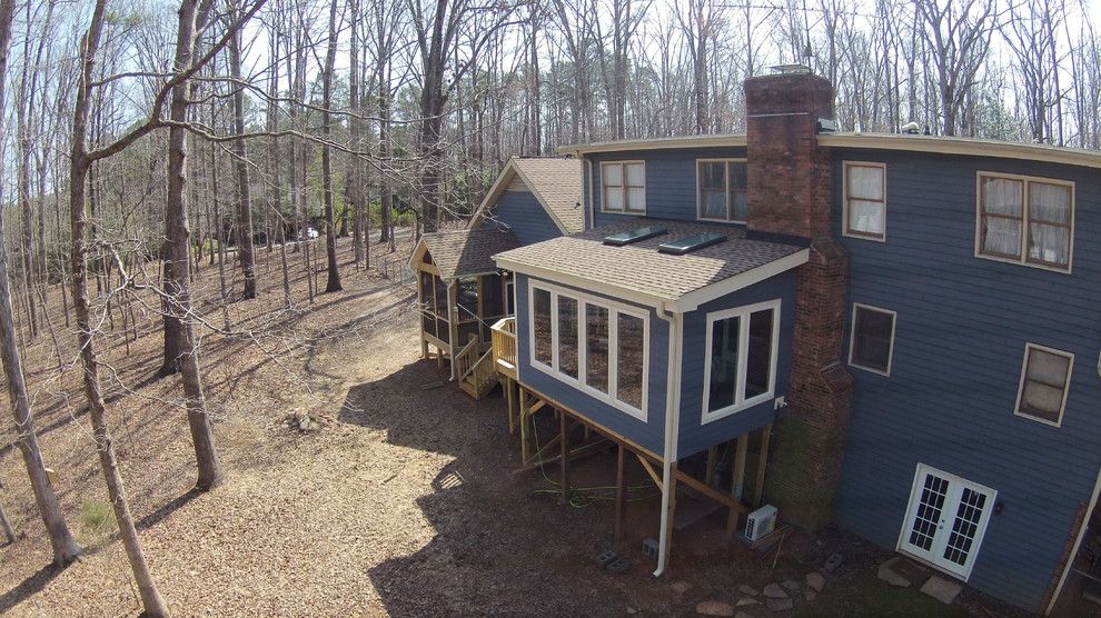 Firestone Raleigh Nc for a Traditional Spaces with a Screened Porch and Sunroom, Screened Porch, and Deck in Raleigh, Nc by Archadeck of Raleigh Durham