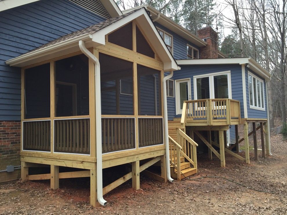 Firestone Raleigh Nc for a Traditional Spaces with a Sunroom and Sunroom, Screened Porch, and Deck in Raleigh, Nc by Archadeck of Raleigh Durham