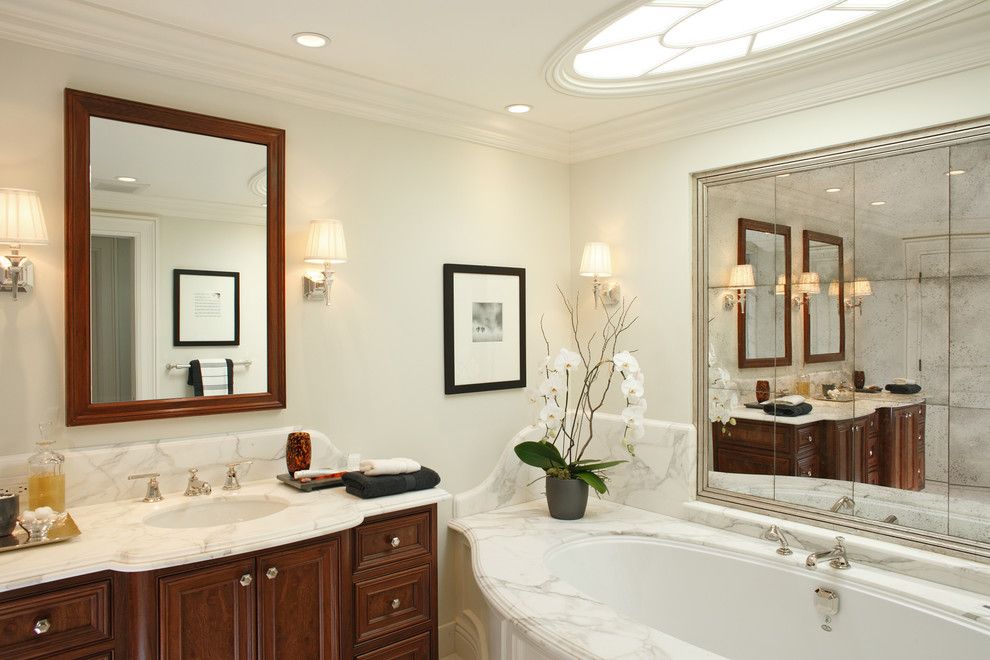 Flax San Francisco for a Contemporary Bathroom with a Glass Knobs and Pacific Heights Home Bathroom by Winder Gibson Architects