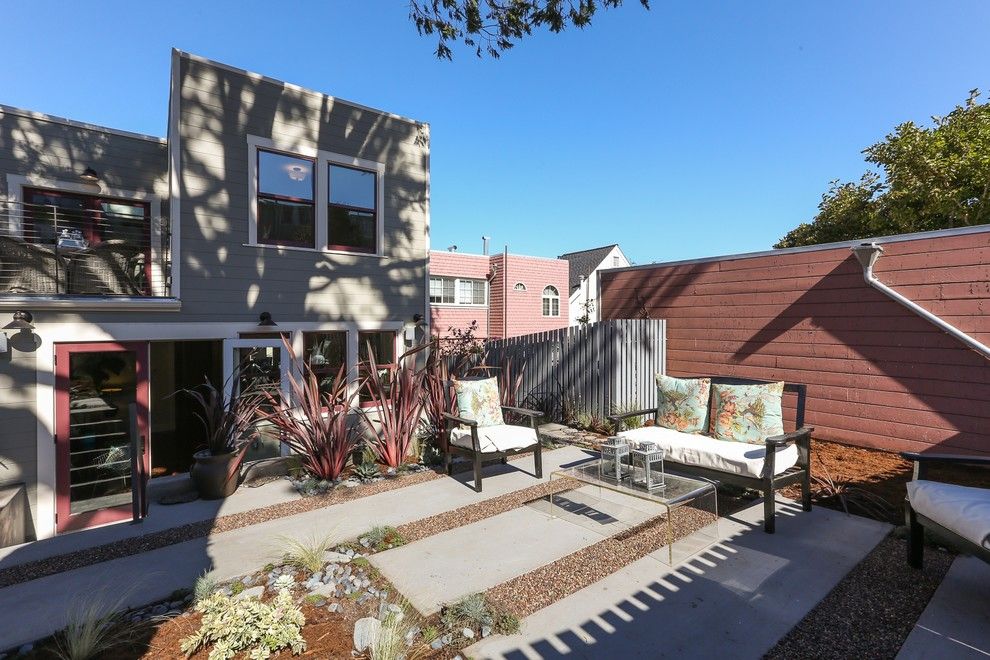 Flax San Francisco for a Contemporary Patio with a Grasses and San Francisco Remodel by J Reilly Construction