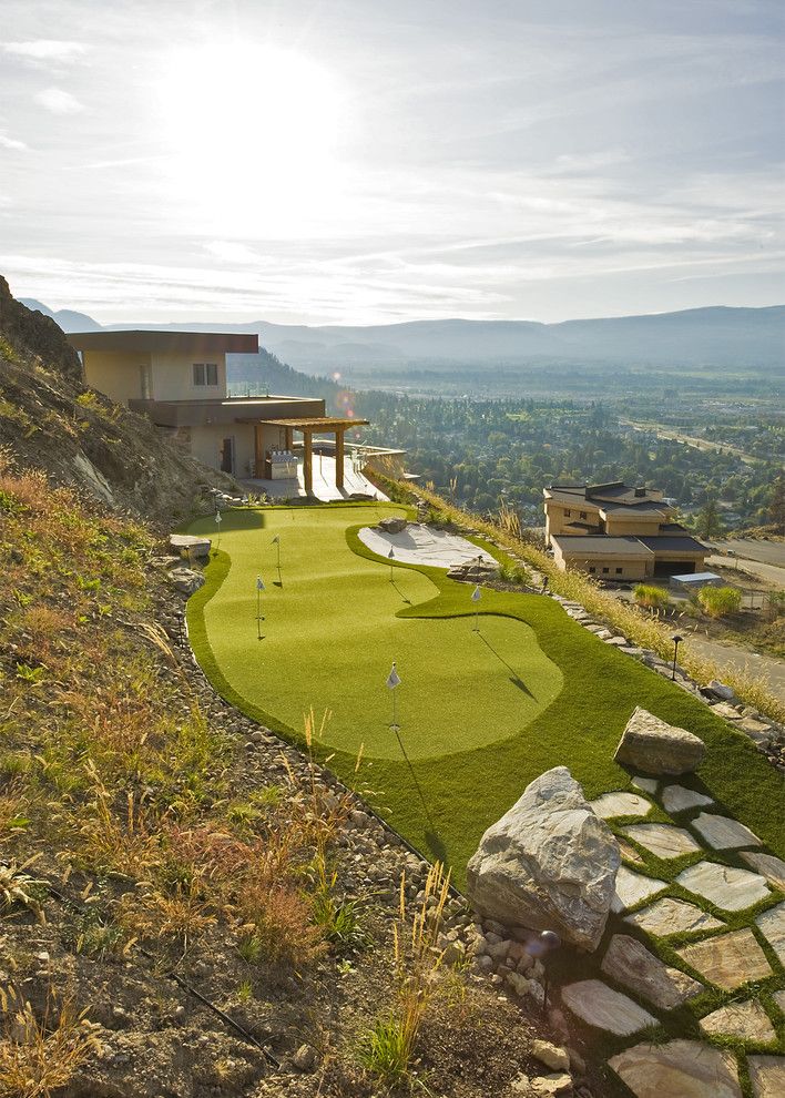 Fox Hills Golf Course for a Modern Landscape with a Modern and Putting Green by Begrand Fast Design Inc.