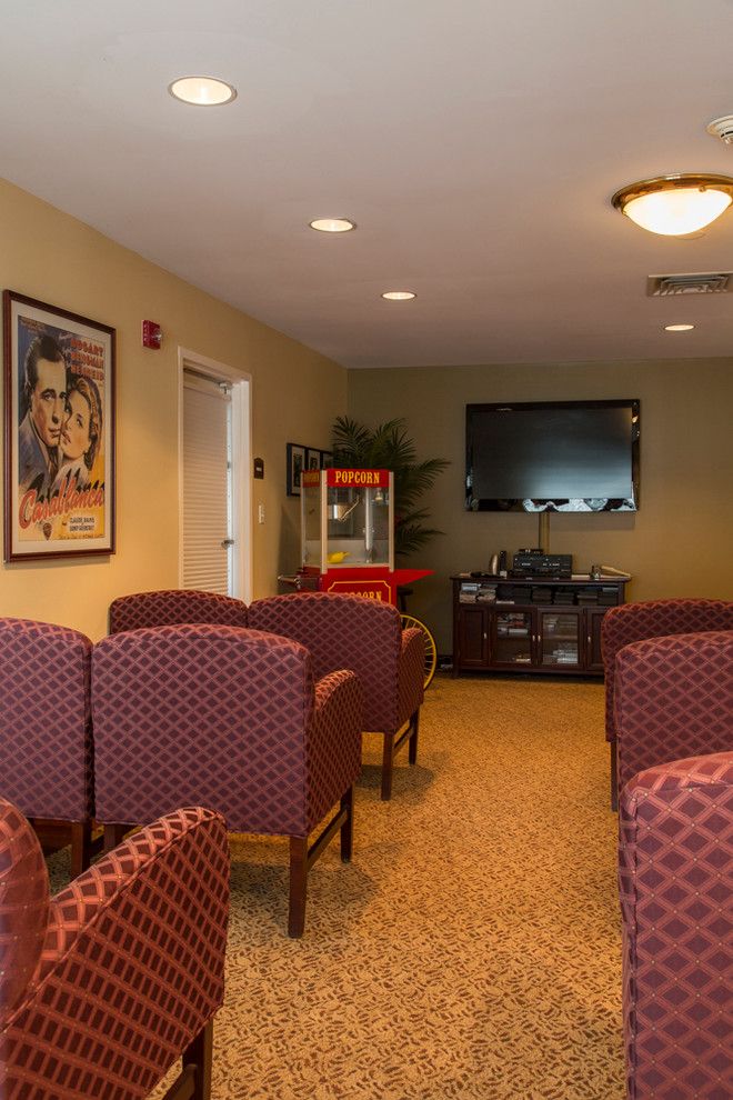 Framingham Theater for a Traditional Home Theater with a Home Theater and Assisted Living Facility Theater in Framingham by John Mulvaney