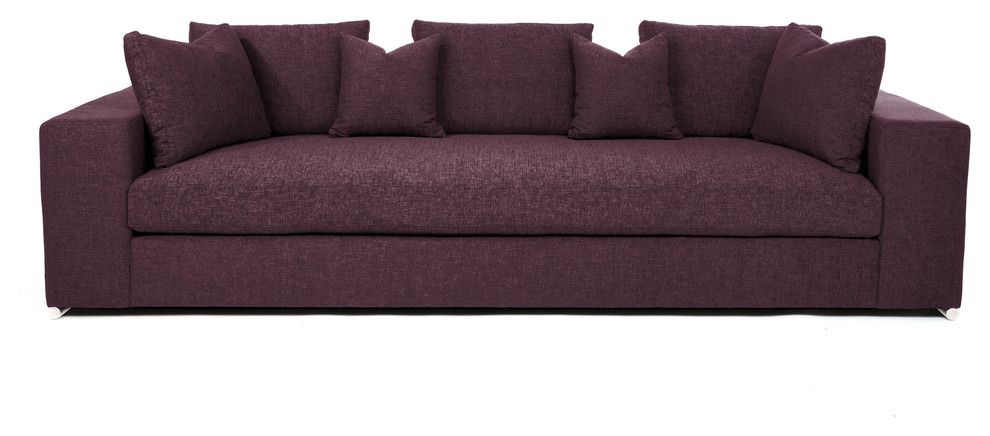 Free Shipping Crate and Barrel for a Contemporary Living Room with a Chenille Sofa and Sofa Styles by Your Space Furniture   Custom Upholstered Sofas