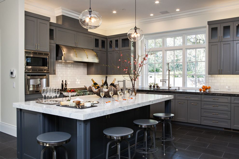 French Chateau for a Transitional Kitchen with a Transitional and French Chateau   Atheron by Gary J Ahern, Aia   Focal Point Design