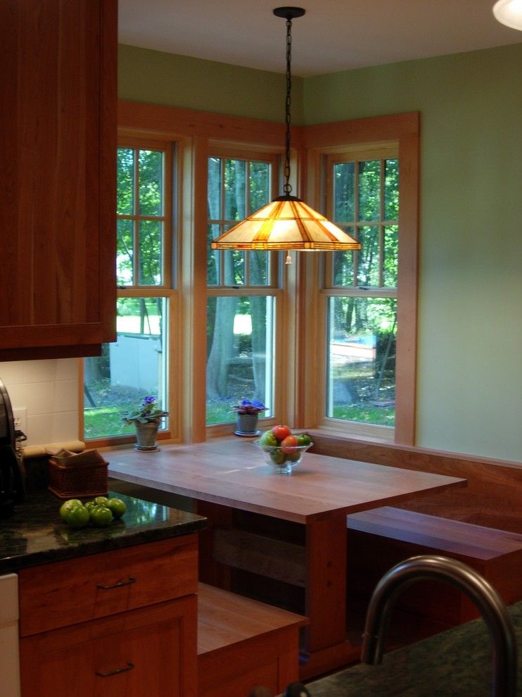 Friv4 School for a Craftsman Kitchen with a Breakfast Nook and Project Photos by David Whitney