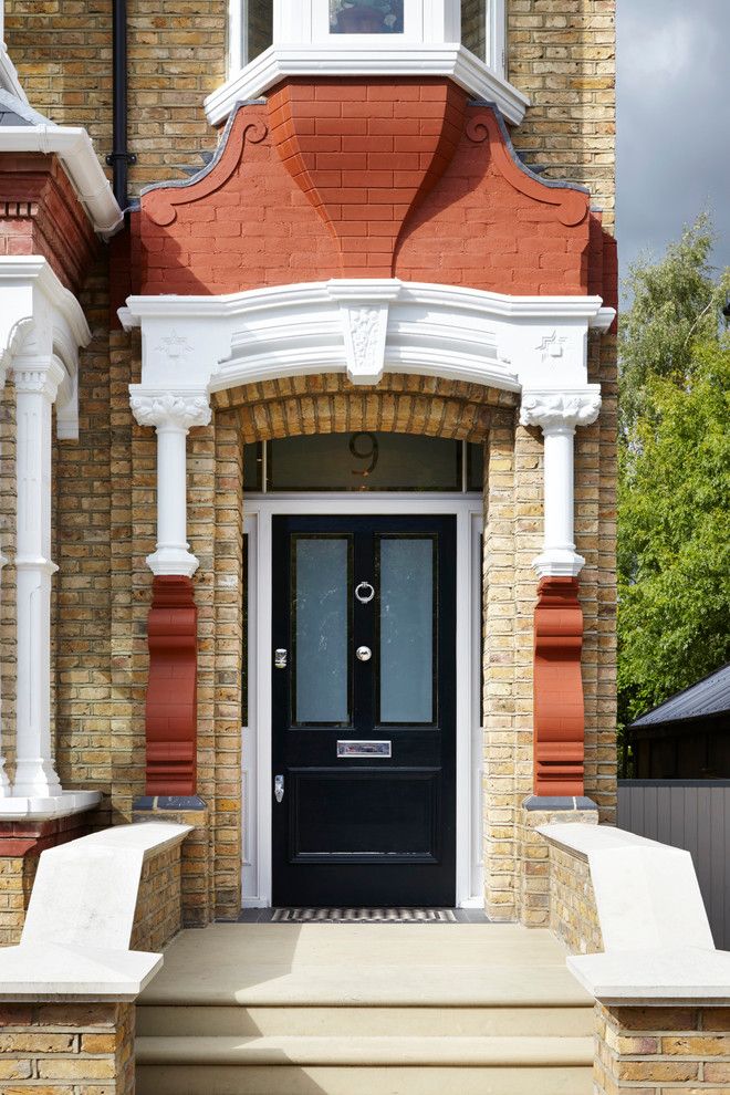 Frontroom Furnishings for a Victorian Entry with a House Front Design and Kingston Upon Thames, Surrey by Dyer Grimes Architecture