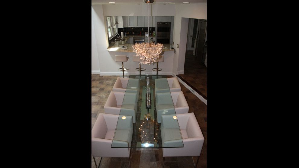 Furniture Medic for a Modern Dining Room with a Art and Linnane Project by Cantoni Atlanta