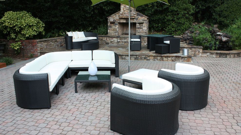 Furniture Medic for a Modern Patio with a Contemporary and Linnane Project by Cantoni Atlanta