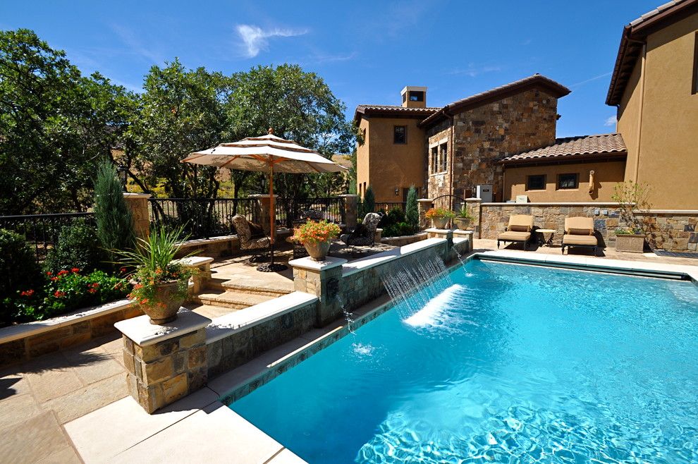 Furniture Row Denver for a Traditional Pool with a Outdoor Lighting and Swimming Pools by Browne and Associates Custom Landscapes