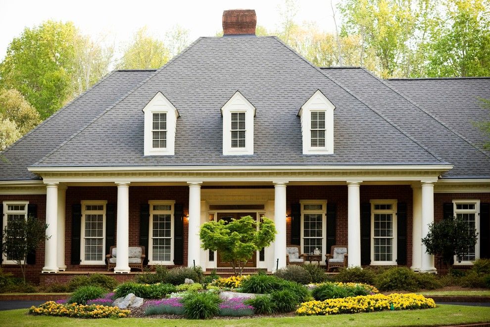 Gaf Timberline Shingles for a Traditional Exterior with a Balcony and Whole House Renovations by Glickman Design Build