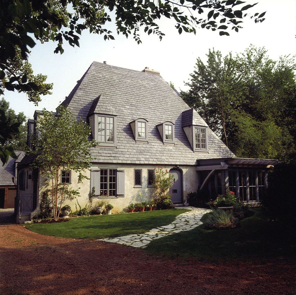 Gaf Timberline Shingles for a Traditional Exterior with a Sunroom and Ayers by Michael Abraham Architecture