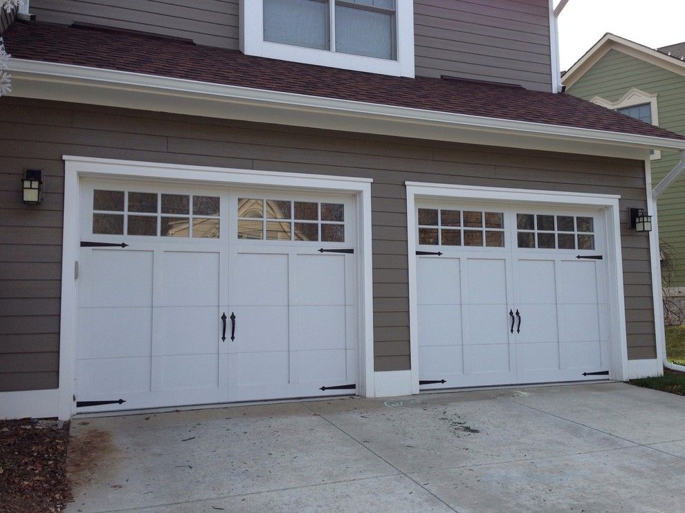 Garage Northville for a Craftsman Garage with a Carriage Doors and Carriage House Garage Doors by Premier Door Service