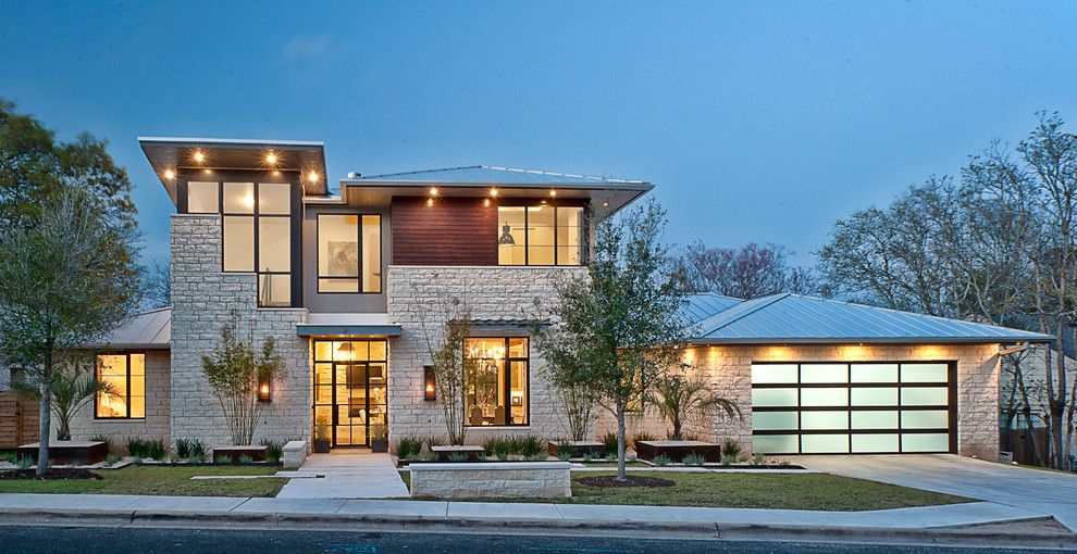 Garage Sales Okc for a Contemporary Exterior with a Contemporary and Cat Mountain Residence by Cornerstone Architects