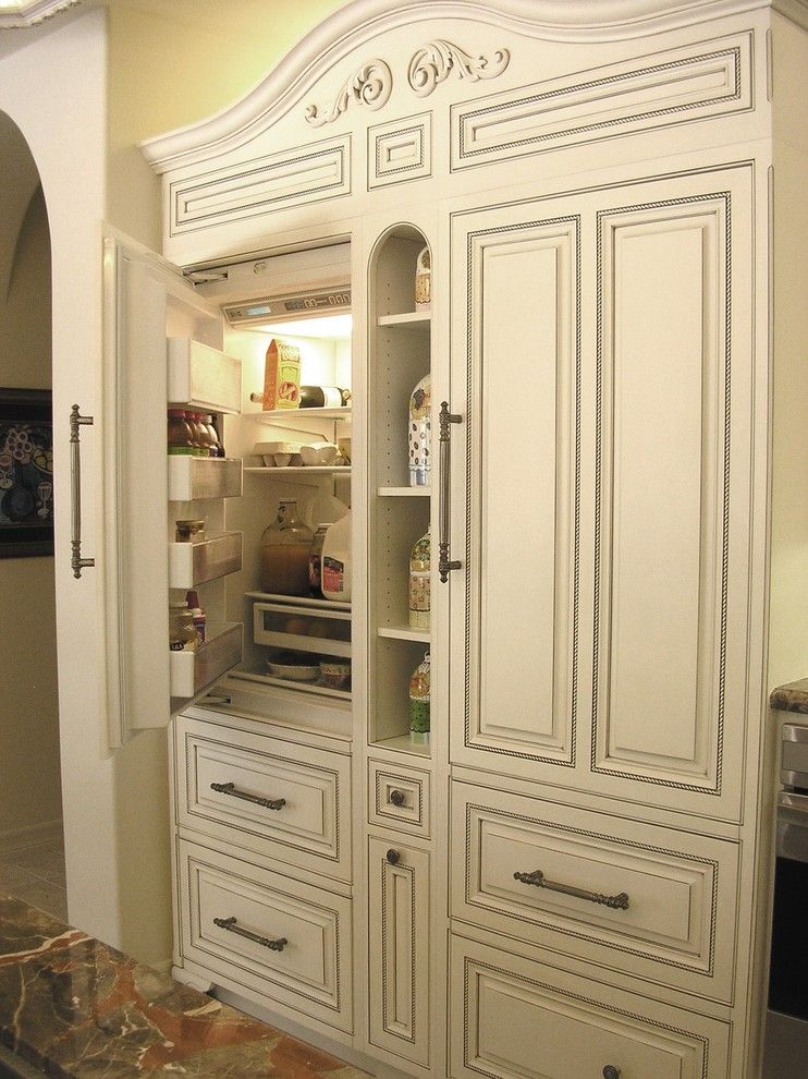 Get Rid of Ants in Kitchen for a Traditional Kitchen with a Cabinet Front Refrigerator and Rancho Santa Fe by Design Moe Kitchen & Bath / Heather Moe Designer