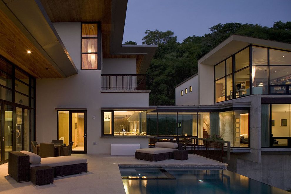 Glass House New Canaan for a Contemporary Exterior with a Chaise Lounge and Ch Portfolio by Jay Hargrave Architecture